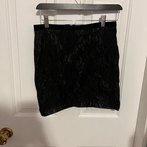 Zara lace skirt.